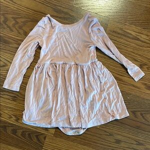 Pink Long Sleeve Baby Dress 12-18 mos